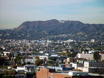 hollywood from downtown