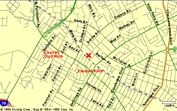 map of my neighborhood in Jennings
